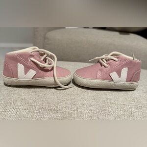 Baby Veja Pink Baby Shoes